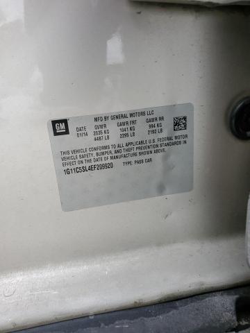 1G11C5SL4EF209920 - 2014 CHEVROLET MALIBU 1LT Бежевый фото 13