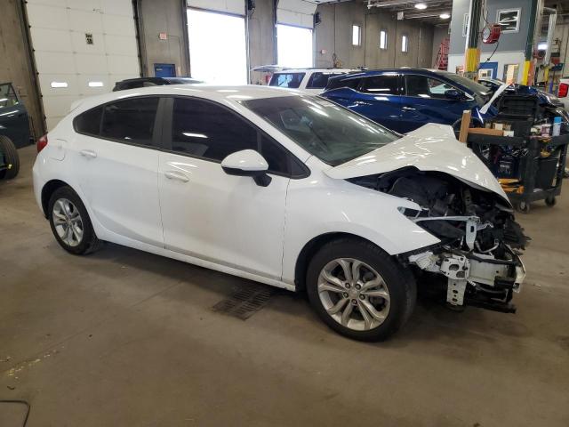3G1BC6SM4KS601757 - 2019 CHEVROLET CRUZE LS თეთრი ფოტო 4