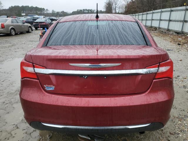 1C3CCBBB3EN191376 - 2014 CHRYSLER 200 TOURING RED photo 6