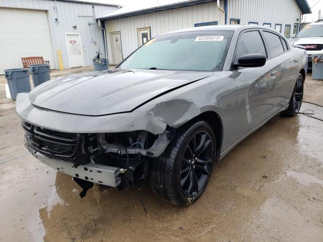 2C3CDXHG3HH529255 - 2017 DODGE CHARGER SXT GRAY photo 1