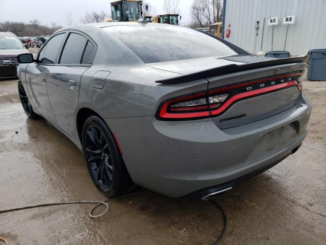 2C3CDXHG3HH529255 - 2017 DODGE CHARGER SXT GRAY photo 2