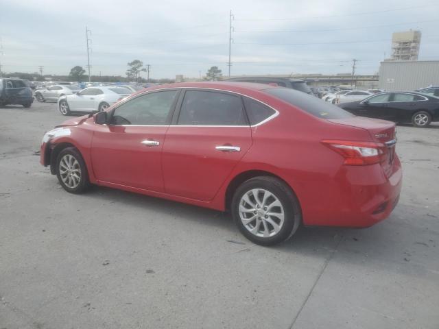 3N1AB7AP6JL659291 - 2018 NISSAN SENTRA S RED photo 2