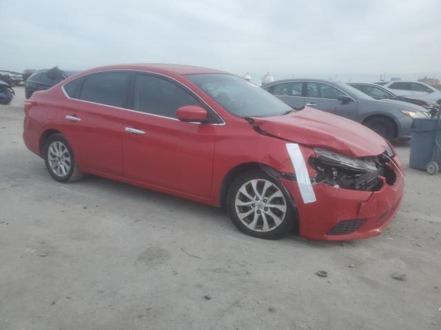 3N1AB7AP6JL659291 - 2018 NISSAN SENTRA S RED photo 4