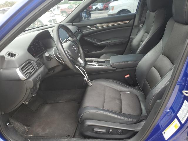 1HGCV1F34JA187018 - 2018 HONDA ACCORD SPORT BLUE photo 7