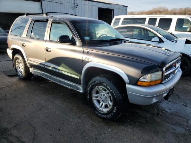 1D4HS58N33F518747 - 2003 DODGE DURANGO SLT PLUS GRAY photo 4