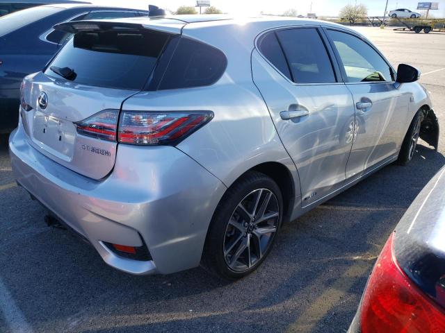 JTHKD5BH2F2228638 - 2015 LEXUS CT 200 SILVER photo 3