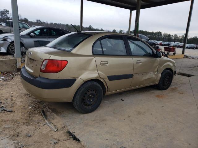 KNADE223896508830 - 2009 KIA RIO BASE TAN photo 3