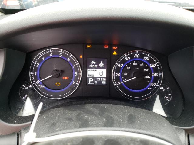 JN1AJ0HR7BM854129 - 2011 INFINITI EX35 BASE Մոխրագույն լուսանկար 9