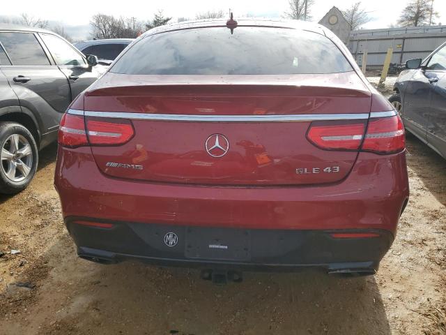 4JGED6EB8KA154102 - 2019 MERCEDES-BENZ GLE COUPE 43 AMG RED photo 6