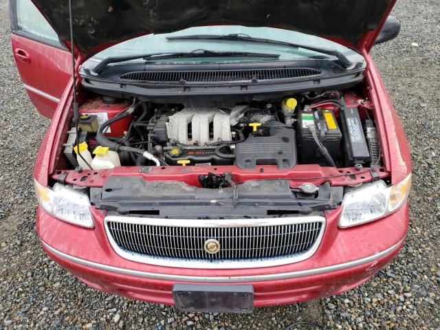 1C4GT64L4VB256246 - 1997 CHRYSLER TOWN & COU LXI RED photo 12