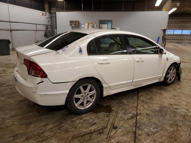 1HGFA16586L072573 - 2006 HONDA CIVIC LX WHITE photo 3