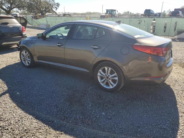 KNAGN4A65B5063625 - 2011 KIA OPTIMA EX GRAY photo 2