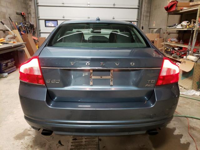 YV1902AH9C1152648 - 2012 VOLVO S80 T6 BLUE photo 6