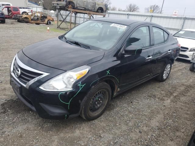 3N1CN7AP1KL842535 - 2019 NISSAN VERSA S BLACK photo 1