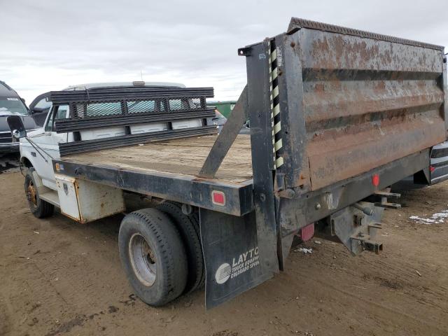 2FDKF38G5PCB11457 - 1993 FORD F350 WHITE photo 2