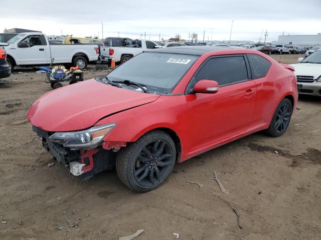 JTKJF5C73E3075072 - 2014 TOYOTA SCION TC RED photo 1