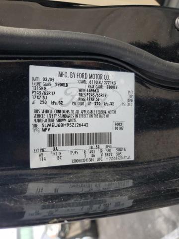 5LMEU68H95ZJ26442 - 2005 LINCOLN AVIATOR 黑色 照片 14