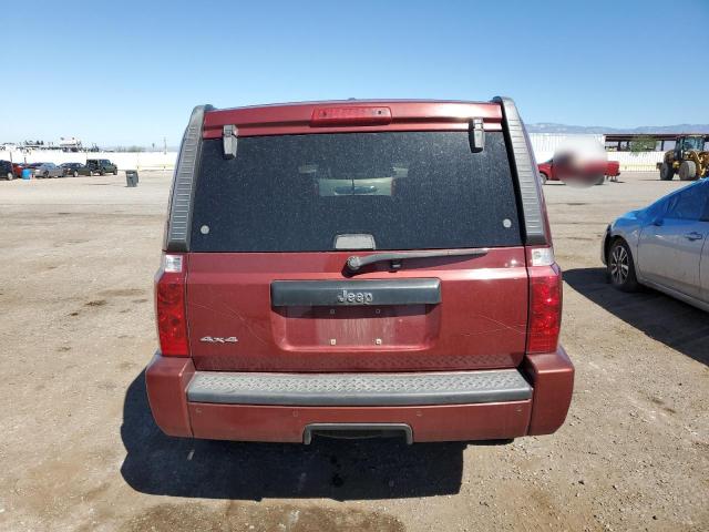1J8HG48K28C124723 - 2008 JEEP COMMANDER SPORT RED photo 6