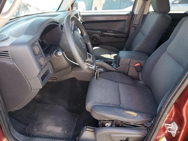 1J8HG48K28C124723 - 2008 JEEP COMMANDER SPORT RED photo 7