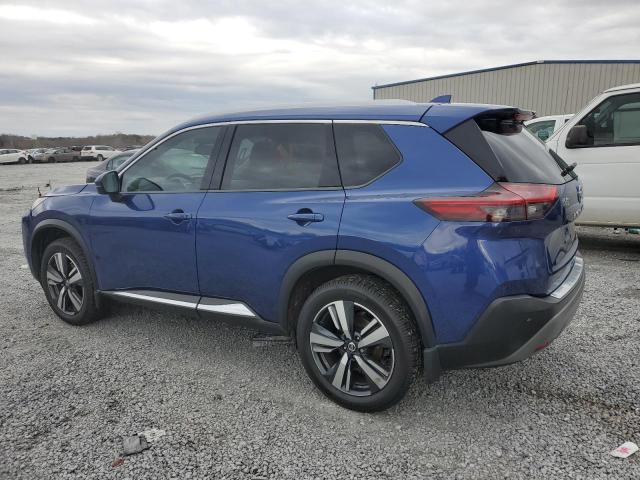 JN8AT3CA5MW012993 - 2021 NISSAN ROGUE SL BLUE photo 2