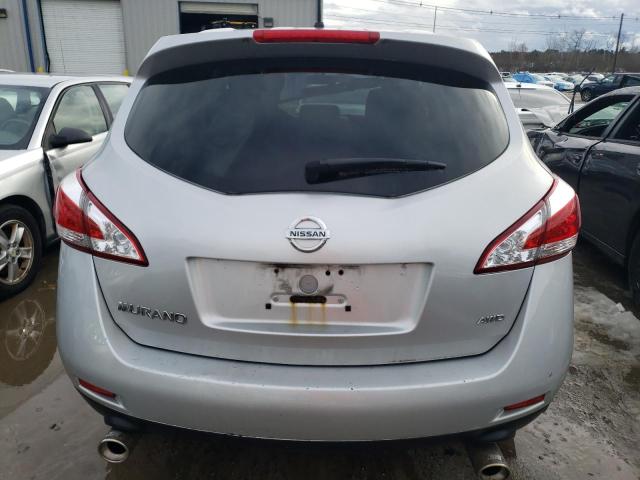 JN8AZ1MW8DW316199 - 2013 NISSAN MURANO S SILVER photo 6