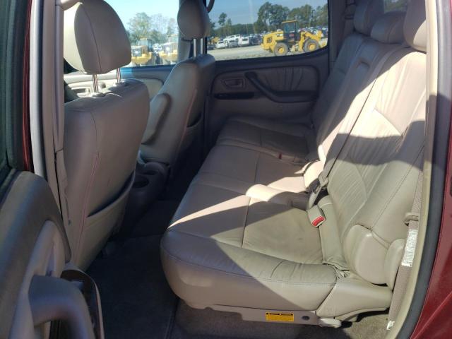 5TBET34126S525187 - 2006 TOYOTA TUNDRA DOUBLE CAB SR5 RED photo 10