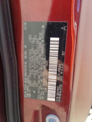 5TBET34126S525187 - 2006 TOYOTA TUNDRA DOUBLE CAB SR5 RED photo 12