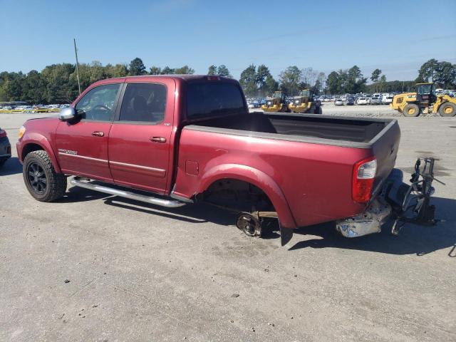 5TBET34126S525187 - 2006 TOYOTA TUNDRA DOUBLE CAB SR5 RED photo 2