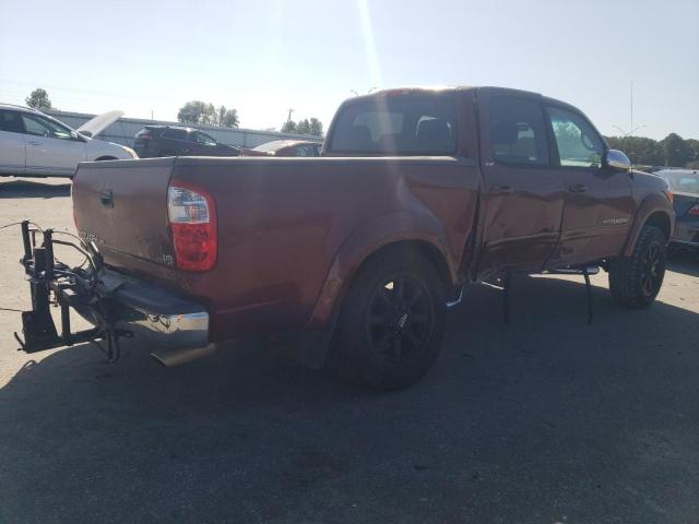 5TBET34126S525187 - 2006 TOYOTA TUNDRA DOUBLE CAB SR5 RED photo 3
