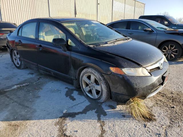 2HGFA16816H520532 - 2006 HONDA CIVIC EX BLACK photo 4