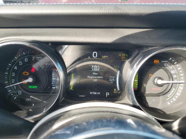 1C4JJXP6XMW704746 - 2021 JEEP WRANGLER U SAHARA 4XE MAROON photo 9