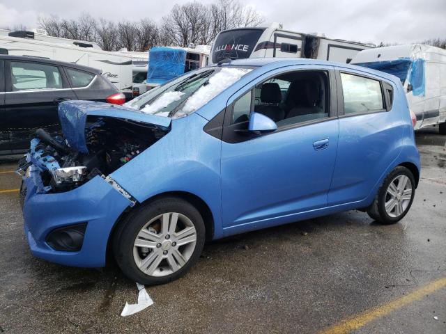 KL8CD6S94EC544662 - 2014 CHEVROLET SPARK 1LT BLUE photo 1