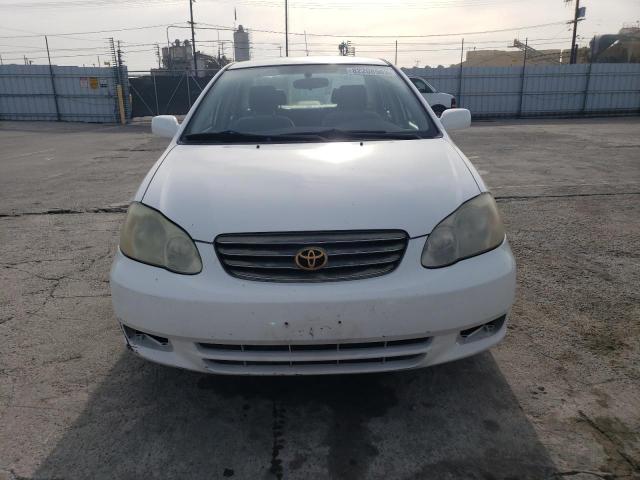 JTDBR32E230006153 - 2003 TOYOTA COROLLA CE WHITE photo 5