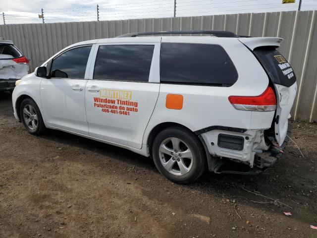 5TDKK3DC1BS099159 - 2011 TOYOTA SIENNA LE WHITE photo 2