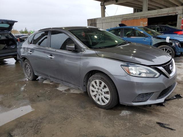 3N1AB7AP1JY299222 - 2018 NISSAN SENTRA S GRAY photo 4