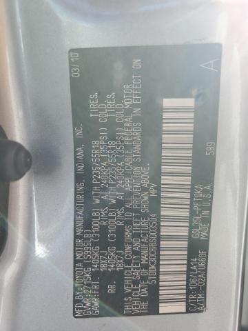 5TDDK3DC6BS003504 - 2011 TOYOTA SIENNA XLE SILVER photo 14