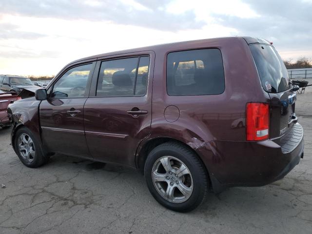 5FNYF4H55CB073766 - 2012 HONDA PILOT EXL MAROON photo 2