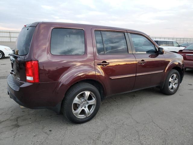 5FNYF4H55CB073766 - 2012 HONDA PILOT EXL MAROON photo 3