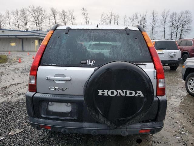 JHLRD78894C060199 - 2004 HONDA CR-V EX GRAY photo 6