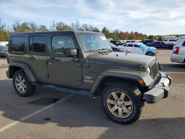 1C4HJWEG0FL548130 - 2015 JEEP WRANGLER U SAHARA მწვანე ფოტო 4