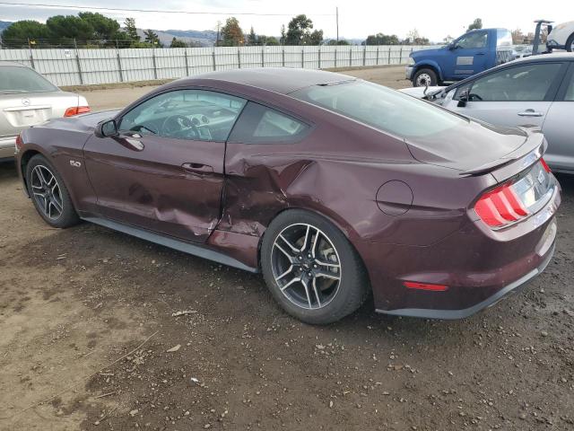 1FA6P8CF4J5129292 - 2018 FORD MUSTANG GT MAROON photo 2