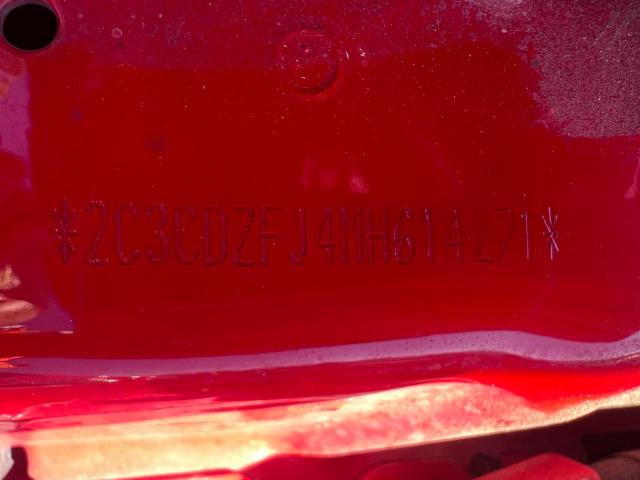 2C3CDZFJ4MH614271 - 2021 DODGE CHALLENGER R/T SCAT PACK RED photo 12