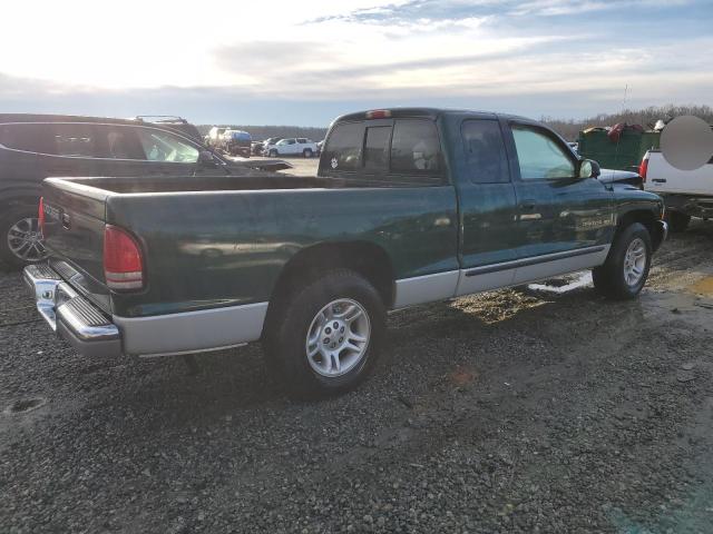 1B7GL22X91S114600 - 2001 DODGE DAKOTA GREEN photo 3