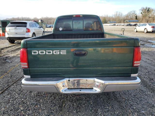 1B7GL22X91S114600 - 2001 DODGE DAKOTA GREEN photo 6