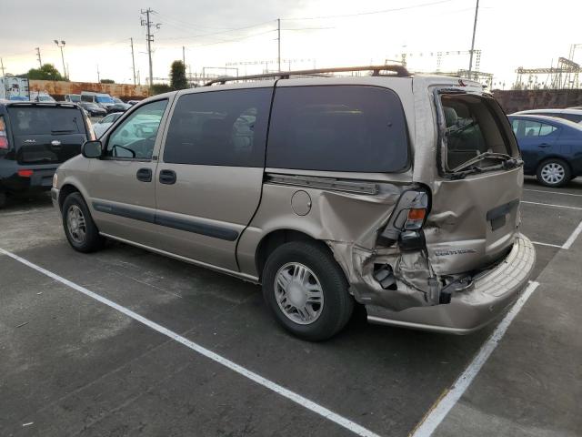 1GNDX03E81D249586 - 2001 CHEVROLET VENTURE GOLD photo 2