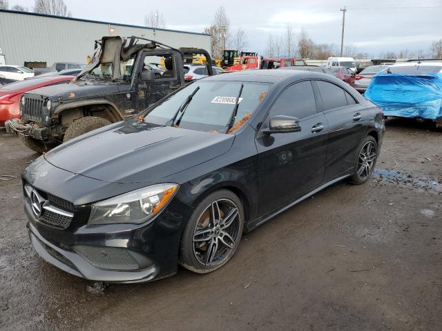 WDDSJ4EB2JN599632 - 2018 MERCEDES-BENZ CLA 250 BLACK photo 1