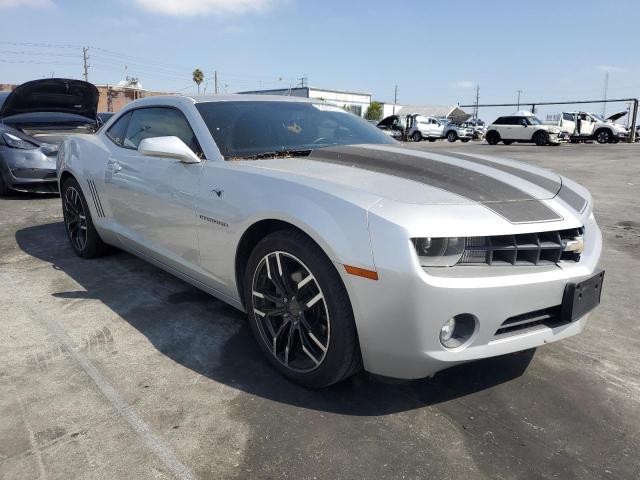 2G1FC1E35C9145712 - 2012 CHEVROLET CAMARO LT SILVER photo 4