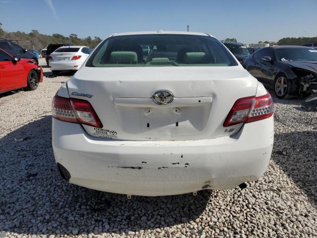 4T1BF3EK3BU772969 - 2011 TOYOTA CAMRY BASE WHITE photo 6