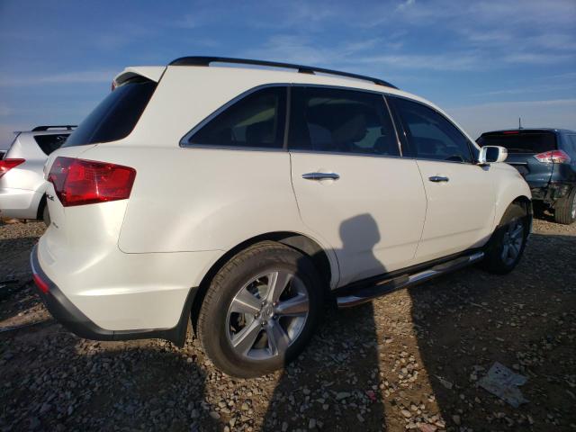 2HNYD2H25BH509521 - 2011 ACURA MDX WHITE photo 3