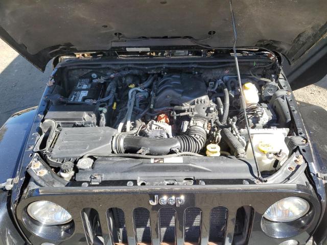 1C4HJWEG4EL306732 - 2014 JEEP WRANGLER U SAHARA BLACK photo 12